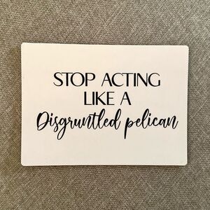 Stop Acting Like a Disgruntled Pelican Schitt’s Creek Magnet